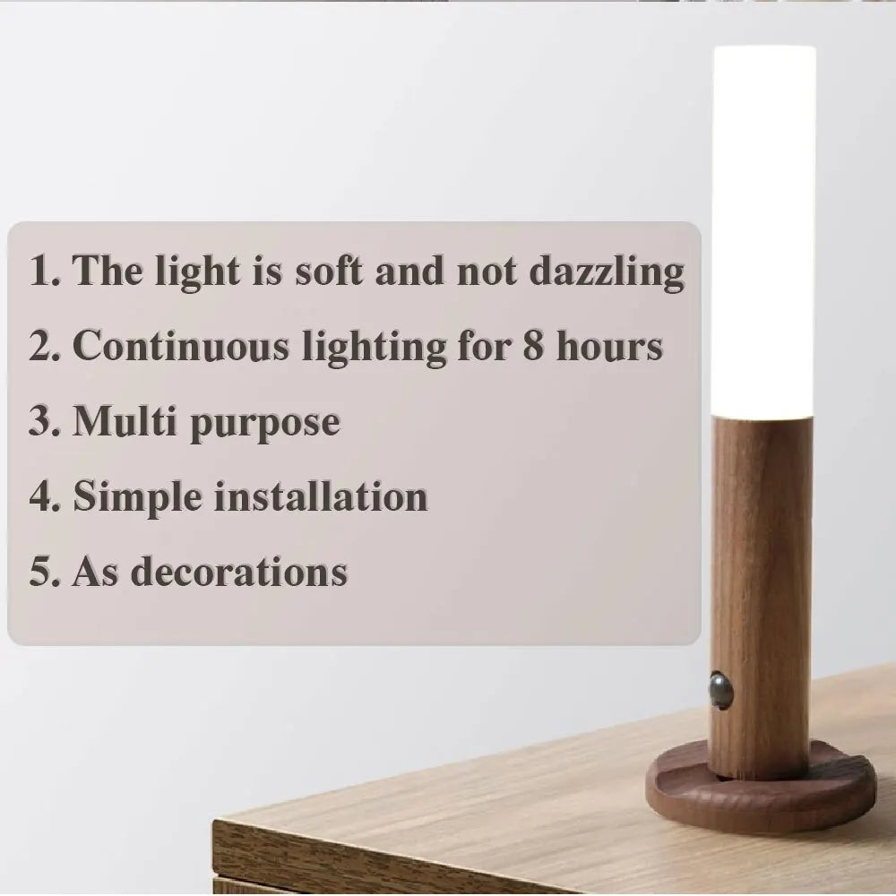 LED Motion Sensor Light, Indoor Magnetic Portable Lamp